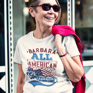 7月4日アメリカおばあちゃん愛国家族 Tシャツ