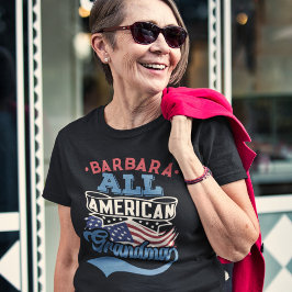 7月4日アメリカおばあちゃん愛国家族 Tシャツ