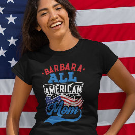 7月4日アメリカの全母の愛国家庭 Tシャツ