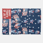 7月4日アメリカカスタム キッチンタオル (横)