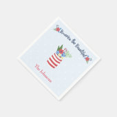 7月4日アメリカザビューティフル スタンダードカクテルナプキン (角)