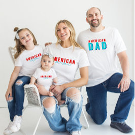 7月4日アメリカパパメンズTシャツ Tシャツ