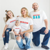 7月4日アメリカパパメンズTシャツ Tシャツ