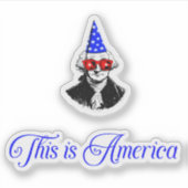 7月4日アメリカヴィンテージ シール (正面)