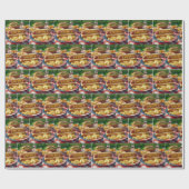 7月4日アメリカ人愛犬 ラッピングペーパー (フラット)