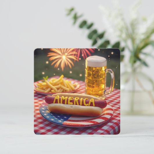 7月4日アメリカ人愛犬 招待状 (スタンド正面)