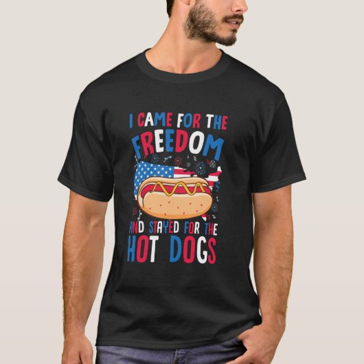7月4日アメリカ合衆国の自由のための来1000年7月おもしろい10日 Tシャツ (正面)