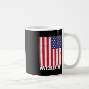 7月4日アメリカ合衆国国旗の愛国心 コーヒーマグカップ