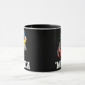 7月4日アメリカ合衆国国旗Bald Eagle愛国心 マグカップ (中央)