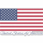 7月4日アメリカ国旗のお祝いシール シール (正面)