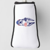 7月4日アメリカ国旗の独立記念日 ゴルフヘッドカバー (回転90)