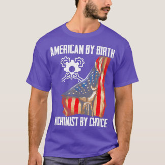 7月4日アメリカ国旗の誕生・マシニスト Tシャツ