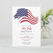 7月4日アメリカ国旗パーティー 招待状 (スタンド正面)