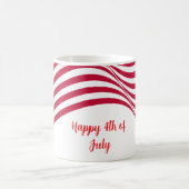 7月4日アメリカ国旗 コーヒーマグカップ (中央)