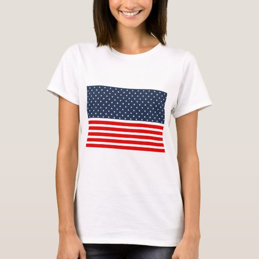 7月4日アメリカ国旗 Tシャツ (正面)