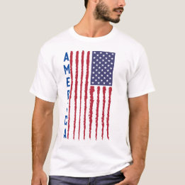 7月4日アメリカ国旗 Tシャツ