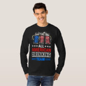 7月4日アメリカ国旗B Tシャツ (正面フル)