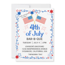 7月4日アメリカ国旗Bald Eagle BBQ花火