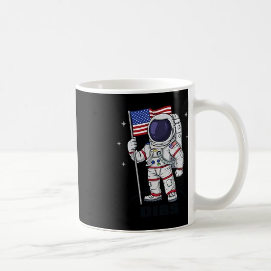 7月4日アメリカ宇宙飛行士おもしろいパトリオ コーヒーマグカップ (右)