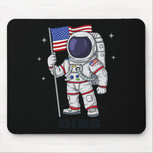 7月4日アメリカ宇宙飛行士おもしろいパトリオ マウスパッド