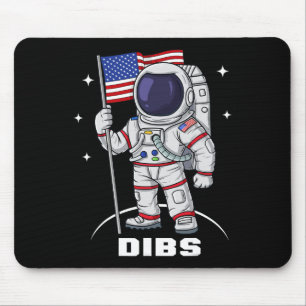 7月4日アメリカ宇宙飛行士おもしろいパトリオ マウスパッド