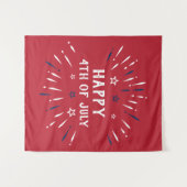 7月4日アメリカ愛国主義独立記念日 タペストリー (正面(横))