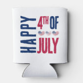 7月4日アメリカ愛国国旗 缶クーラー (裏面)