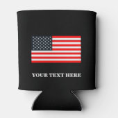 7月4日アメリカ愛国国旗 缶クーラー (裏面)