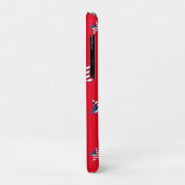 7月4日アメリカ愛国心のあるアメリカ国旗のスターパーティー Case-Mate iPhoneケース (裏面/左)