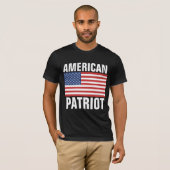 7月4日アメリカ愛国者Tシャツ Tシャツ (正面フル)