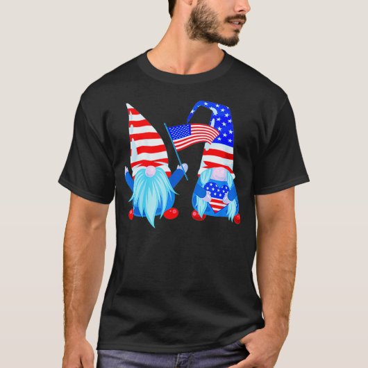 7月4日アメリカ格言おもしろい愛国者 Tシャツ (正面)
