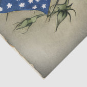 7月4日アメリカ独立国旗とバラ 薄葉紙 (詳細)