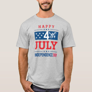 7月4日アメリカ独立記念日お祝い Tシャツ