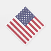 7月4日アメリカ独立記念日の国旗 スタンダードランチョンナプキン (角)