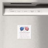 7月4日アメリカ独立記念日パトリオットUSAウォーム マグネット (インサイチュ (食洗機))