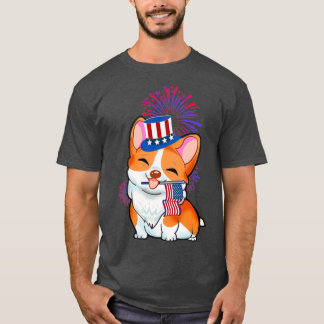 7月4日アメリカ独立記念日愛国心 Tシャツ
