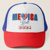 7月4日アメリカ独立記念日 キャップ (正面)