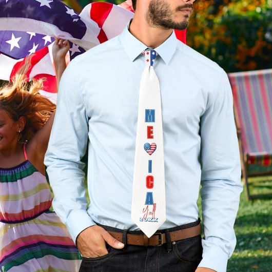 7月4日アメリカ独立記念日 ネクタイ