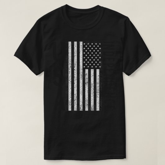 7月4日アメリカ独立記念日 Tシャツ (デザイン正面)