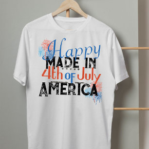 7月4日アメリカ花火大会 Tシャツ