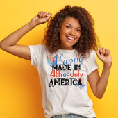 7月4日アメリカ花火大会 Tシャツ