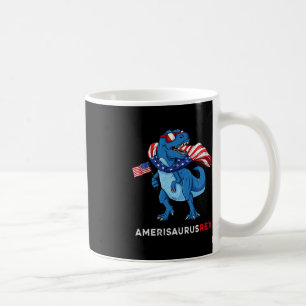 7月4日アメリザウルスTレックス恐竜ボーイズT コーヒーマグカップ
