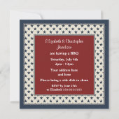 7月4日アンクル·サム·ハット·パーティーズ招待状 招待状 (裏面)