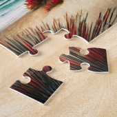 7月4日アートと美はっきりしたしいジグソーパズル ジグソーパズル (側面)