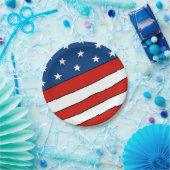 7月4日イラストレーション7月4日 ペーパープレート (パーティー)