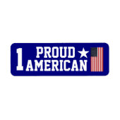 7月4日インディペンデンスの日の贈り物 ラベル (正面)