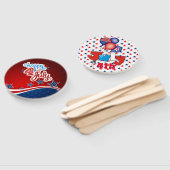 7月4日インディペンデンスデイスター&ストライプ ハンドファン (組立なし)