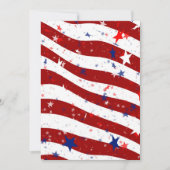 7月4日インディペンデンスデイパーティーバーベキュー招待状 招待状 (正面)