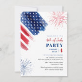 7月4日インディペンデンスデイホリデーパーティー 招待状 (正面)