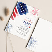 7月4日インディペンデンスデイホリデーパーティー 招待状